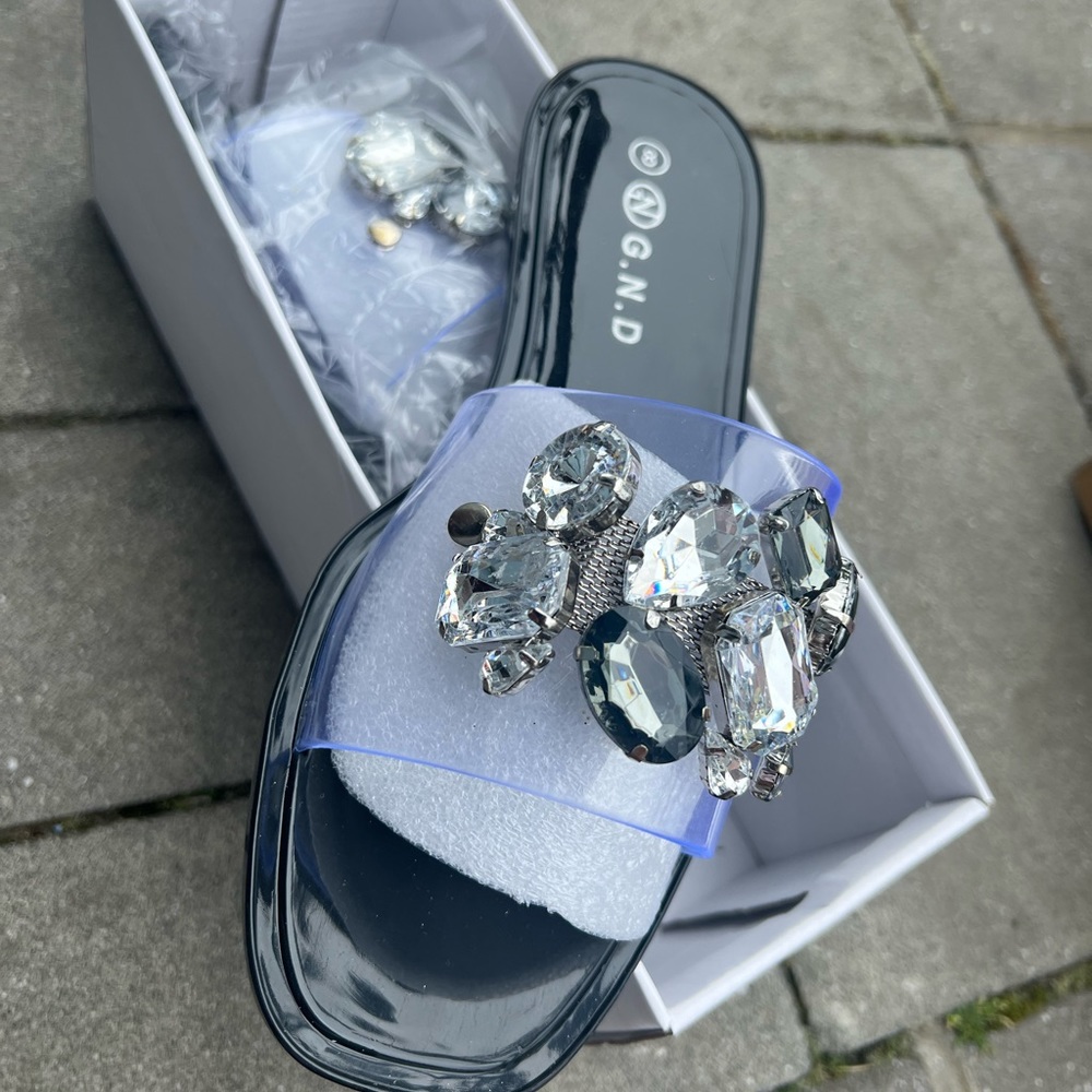 Crystal Sandals - Picture 2 of 3